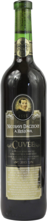 Fľaša vína CUVÉE NICOLAVS DACZICKY 2015, kabinetné víno (suché)