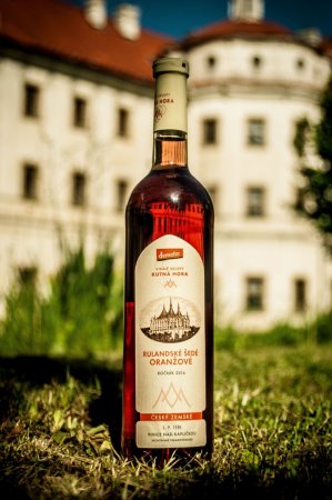 Fľaša vína Rulandské šedé 2016, akostné víno (suché)