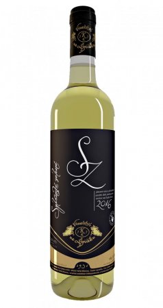 Fľaša vína Sylvánské zelené 2016, pozdný sber (polosuché)