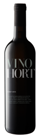 Fľaša vína Pinot Gris 2016, pozdný sber (suché)