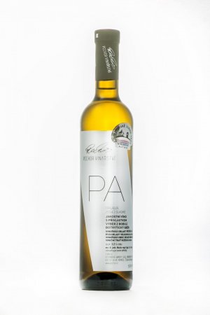 Fľaša vína Pálava (botrytický sběr) 2014, bobuľový výber (sladké)