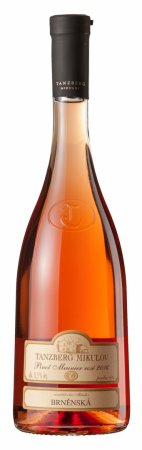 Fľaša vína Pinot Meunier rosé 2016, pozdný sber (polosladké)