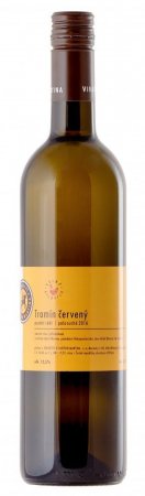Fľaša vína Tramín červený 2016, pozdný sber (polosuché)