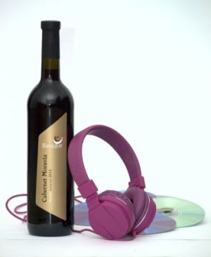 Fľaša vína Cabernet Moravia 2015, zemské víno (suché)