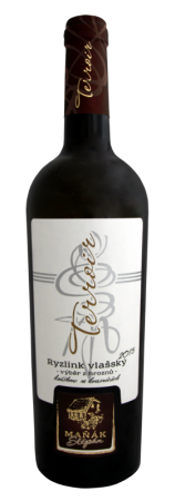 Fľaša vína Ryzlink vlašský TERROIR 2015, výber z hrozna (polosladké)