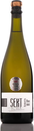 Fľaša vína Sekt Šabata Blanc, akostné šumivé víno (brut)