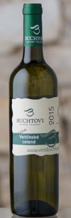 Fľaša vína Veltlínské zelené 2015, pozdný sber (suché)