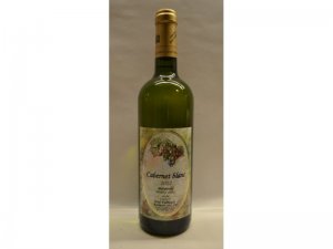 Fľaša vína Cabernet blanc 2012, zemské víno (suché)