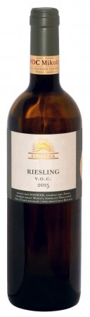 Fľaša vína Riesling (Velký) 2015, voc (suché)