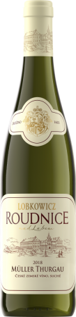 Fľaša vína Müller Thurgau 2019, zemské víno (polosuché)