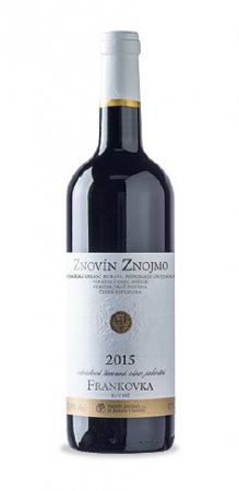 Fľaša vína Frankovka 2015, akostné víno (suché)