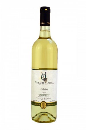 Fľaša vína Pálava 2015, výber z hrozna (polosladké)