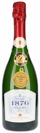 Fľaša vína Sekt 1876, akostné šumivé víno (brut)