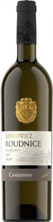 Fľaša vína Chardonnay 2015, pozdný sber (polosuché)