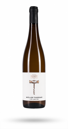 Fľaša vína Müller Thurgau 2021, pozdný sber (suché)