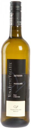 Fľaša vína Sauvignon 2015, pozdný sber