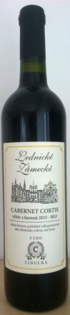 Fľaša vína Cabernet Cortis 2015, výber z hrozna (suché)