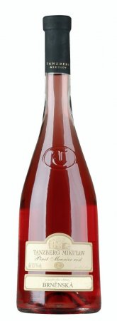 Fľaša vína Pinot Meunier rose 2015, pozdný sber (polosladké)