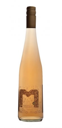 Fľaša vína Frankovka - klaret, perlivé 2012, pozdný sber (polosladké)