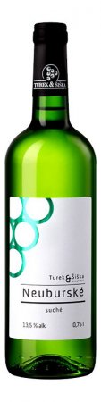 Fľaša vína Neuburské 2012, zemské víno (suché)