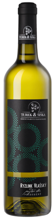 Fľaša vína Ryzlink vlašský 2015, pozdný sber (polosuché)