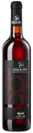 Fľaša vína Merlot 2013, pozdný sber (suché)