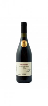 Fľaša vína Frankovka 2013, zemské víno