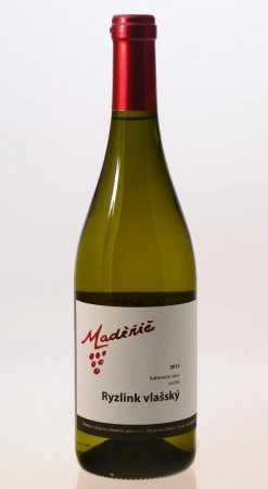 Fľaša vína Ryzlink vlašský 2015, kabinetné víno (suché)