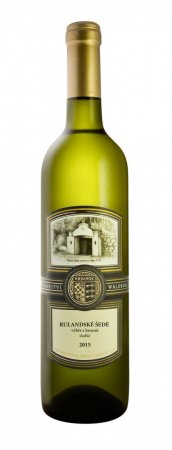 Fľaša vína Rulandské šedé 2015, výber z hrozna (sladké)