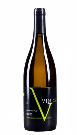 Fľaša vína Chardonnay 2015, zemské víno (suché)