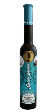Fľaša vína Sauvignon barrique 2013, ľadové víno (sladké)