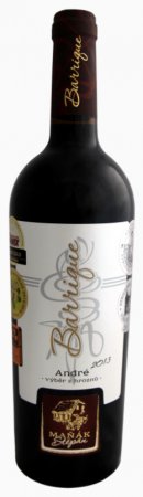 Fľaša vína André barrique 2013, výber z hrozna (suché)