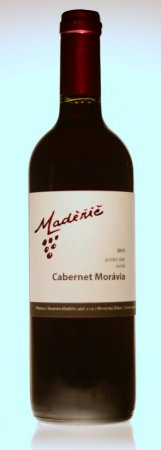 Fľaša vína Cabernet Morávia 2015, pozdný sber (suché)