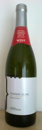 Fľaša vína Sylvánské zelené 2013, pozdný sber (suché)