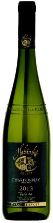 Fľaša vína Chardonnay 2013, pozdný sber (polosuché)