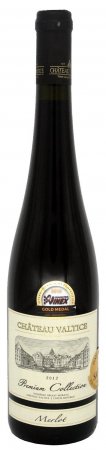 Fľaša vína Merlot 2012, výber z hrozna (suché)