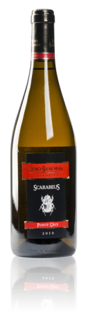 Fľaša vína Pinot Gris (Scarabeus) 2013, výber z hrozna (polosladké)