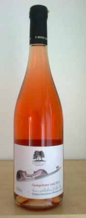 Fľaša vína Zweigeltrebe 2012, pozdný sber (suché)