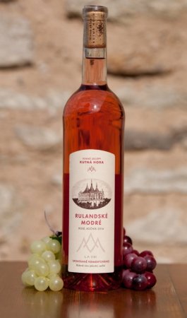 Fľaša vína Rulandské modré rosé (Bio, Demeter) 2014, zemské víno (suché)