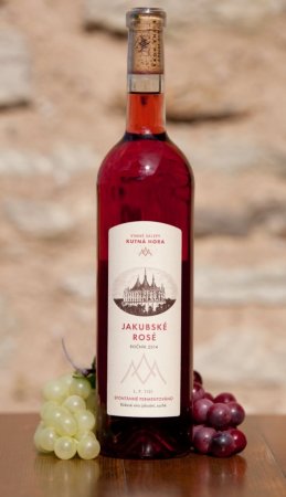 Fľaša vína Jakubské rosé (Bio, Demeter) 2014, akostné víno (suché)