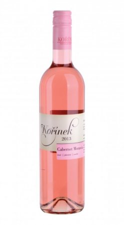 Fľaša vína Cabernet Moravia rosé 2013, akostné víno (suché)