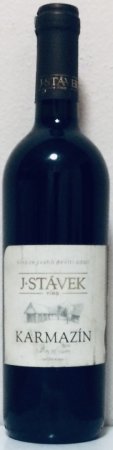 Fľaša vína Karmazín 2012, zemské víno (suché)
