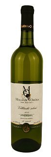 Fľaša vína Veltlínské zelené 2013, akostné víno (suché)