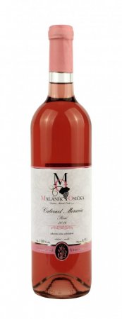 Fľaša vína Cabernet Moravia Rosé 2014, akostné víno (suché)