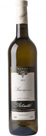 Fľaša vína Sauvignon 2012, výber z hrozna (polosladké)