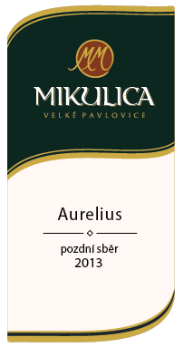Fľaša vína Aurelius 2014, pozdný sber (suché)