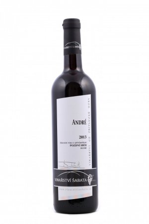 Fľaša vína André 2013, pozdný sber (suché)
