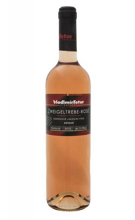Fľaša vína Zweigeltrebe - rosé 2013, akostné víno (suché)