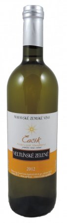 Fľaša vína Veltlínské zelené* 2012, zemské víno (suché)