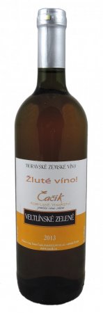 Fľaša vína Veltlínské zelené - Oranžové víno** 2013, zemské víno (suché)